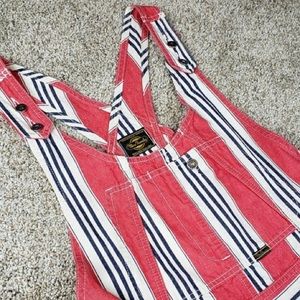 Vintage Benetton overall shorts